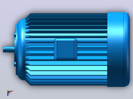 B 14铝合金涡轮减速机[Y56]俯视缩略图