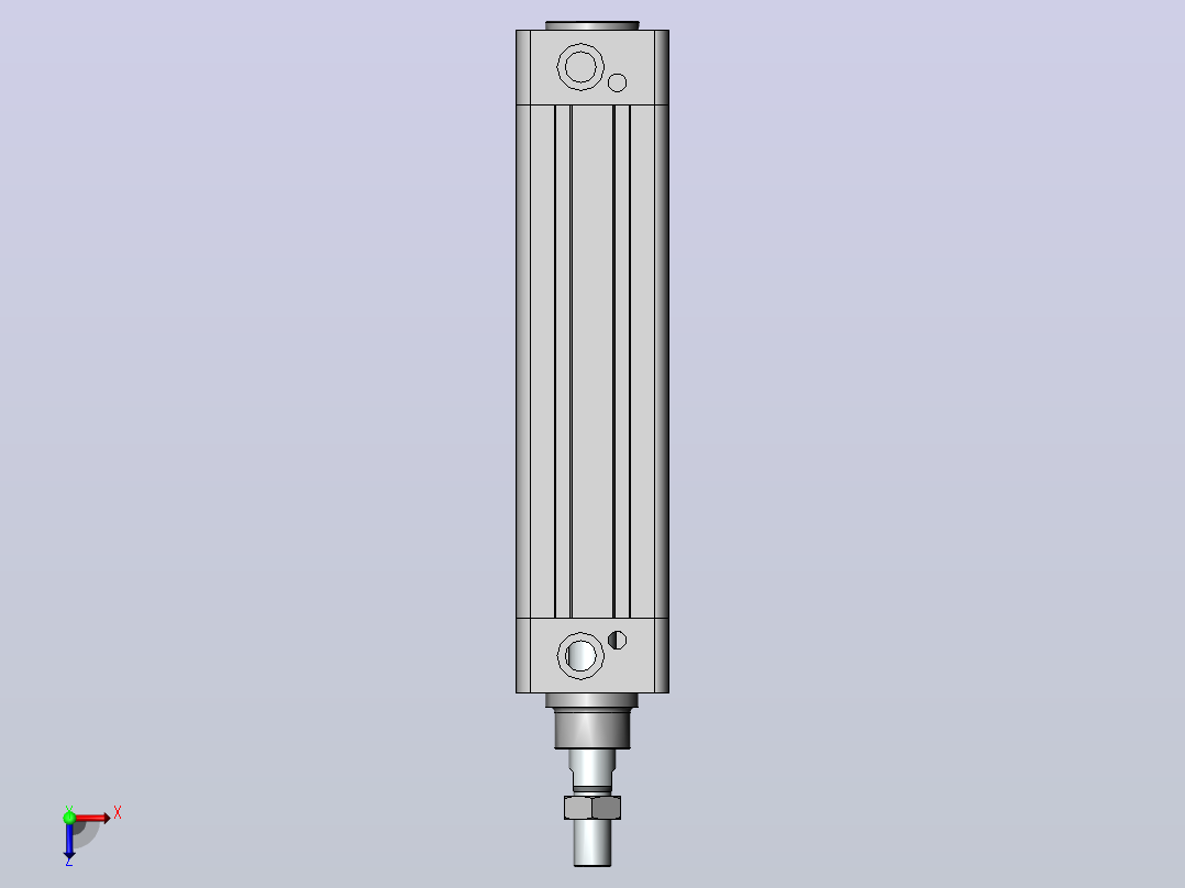 气缸CP95SDB50-175俯视图