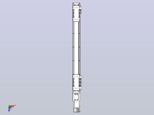 滚珠丝杠线性轴TPA-GCRS-50-1205C-L175-M-M10-N3俯视缩略图