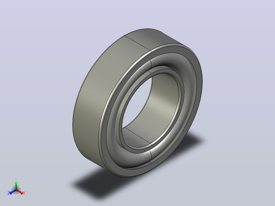 SKF自调心球轴承ball_bearing_2209_ek_0主视图