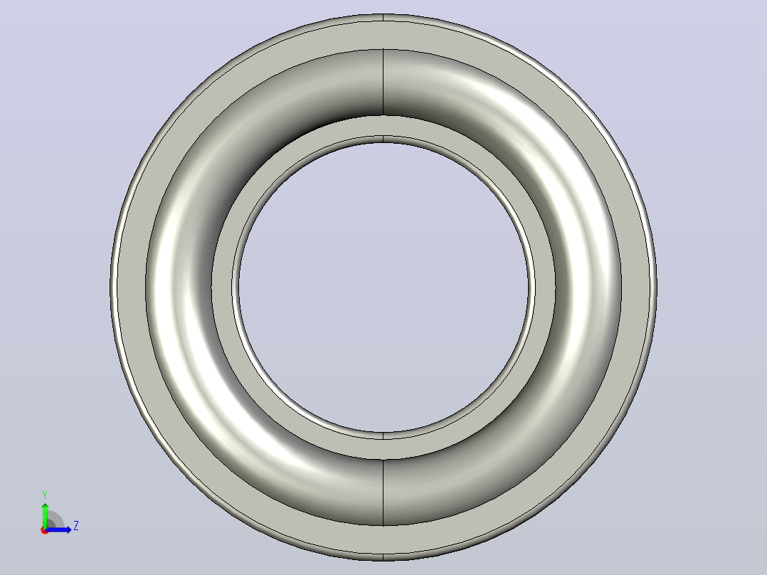 SKF自调心球轴承ball_bearing_2209_ek_0左视图