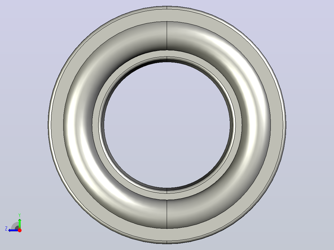 SKF自调心球轴承ball_bearing_2209_ek_0右视图