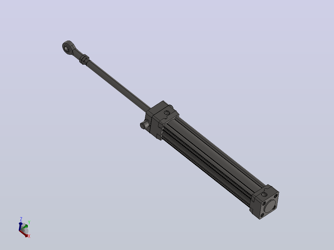PARKER气缸P1DMS040MCE0250SHNNN_7011-12 WORKING EXTENDED主视图