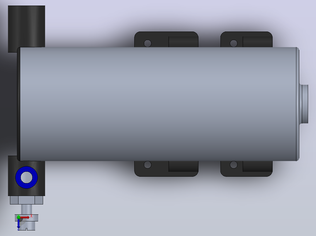 电动马达俯视图