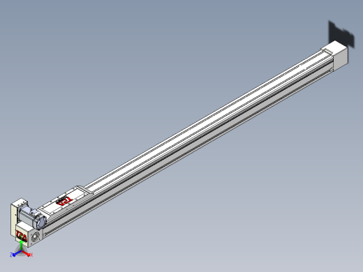 伺服电机集成皮带传动直线执行器TPA-OCB-80-140-L1450-LU-P40-N3