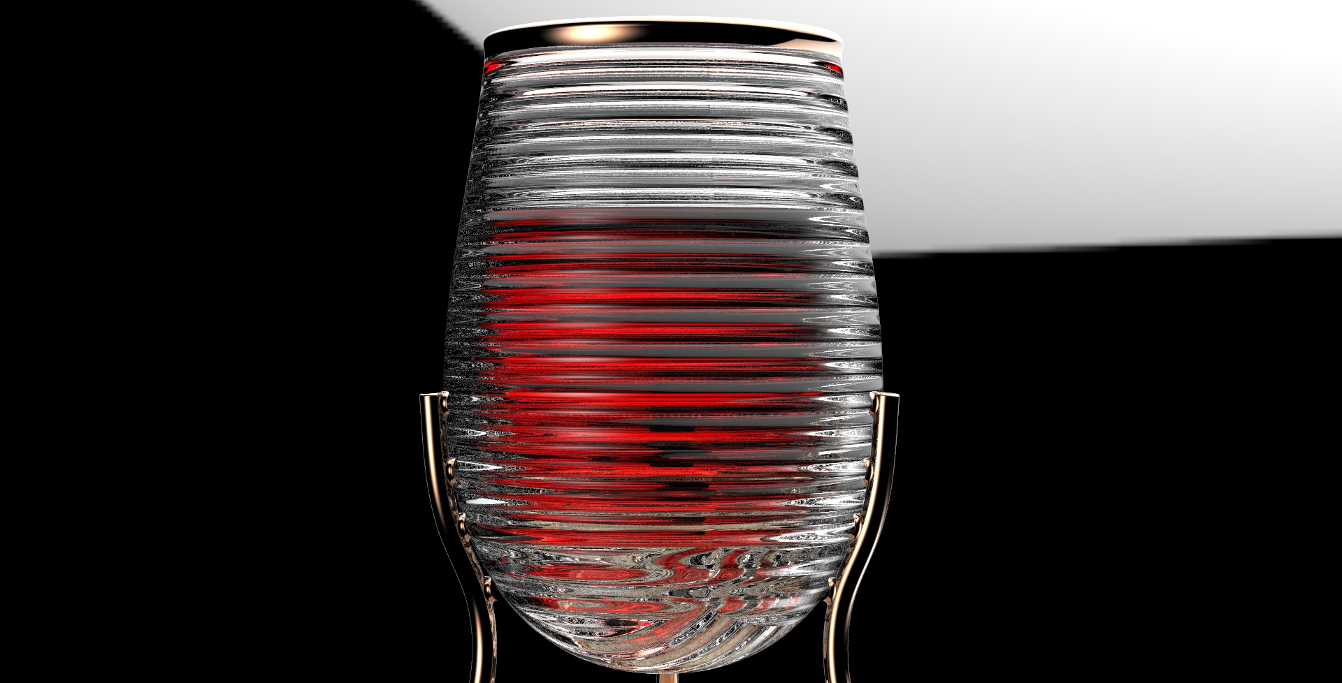 无脚酒杯