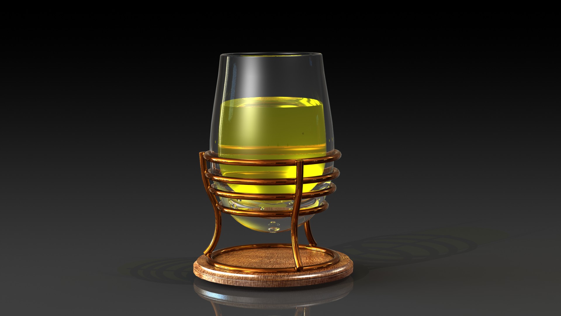 无脚酒杯