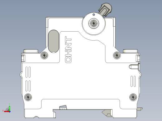 NXB-63 2P小型断路器三维模型202307后视缩略图