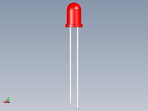 这是一个简单的具有各种颜色的5mm LED(SolidWorks配置)后视缩略图