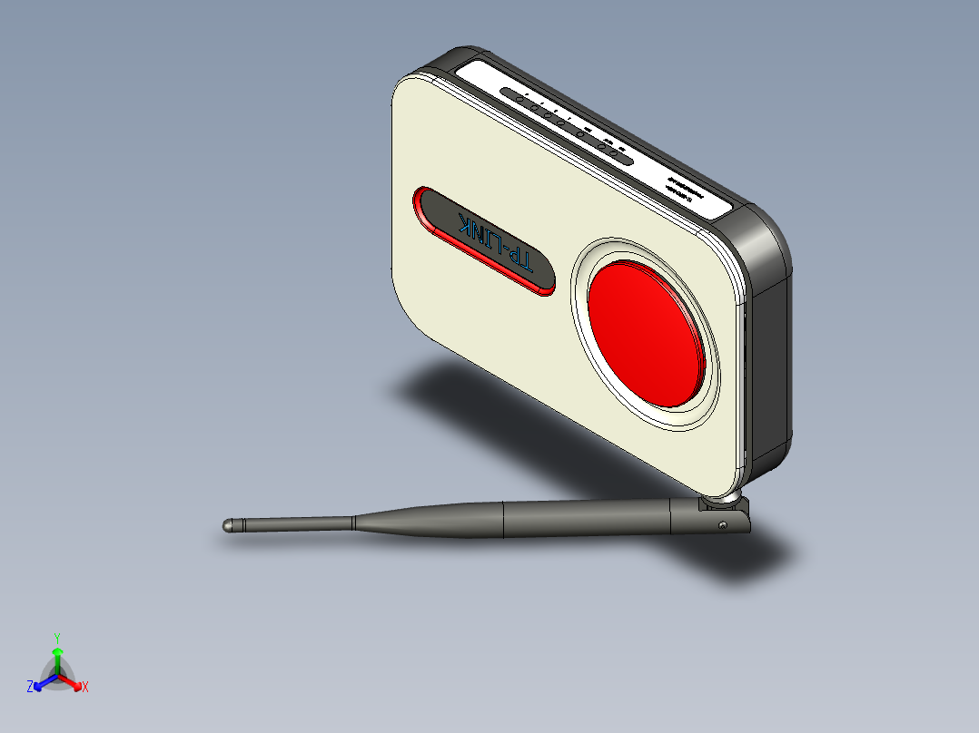 红色无线路由器