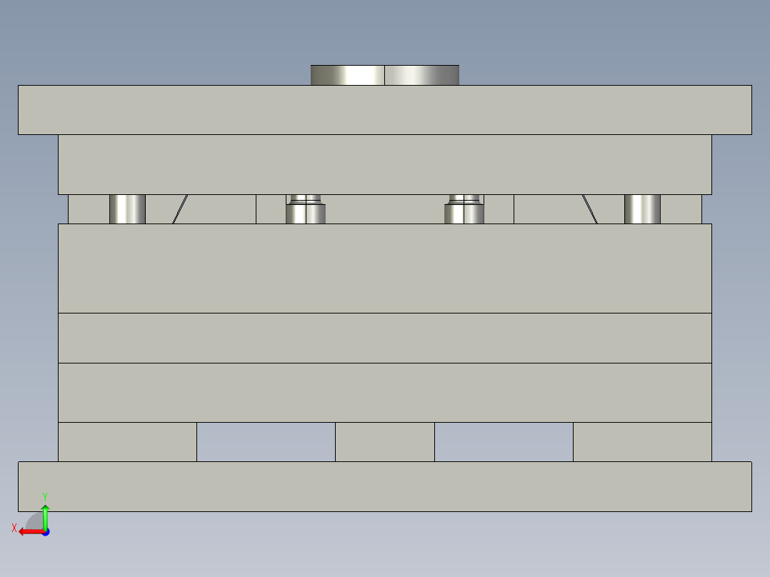 外螺纹接头后视图