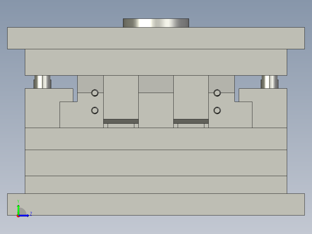 外螺纹接头左视图