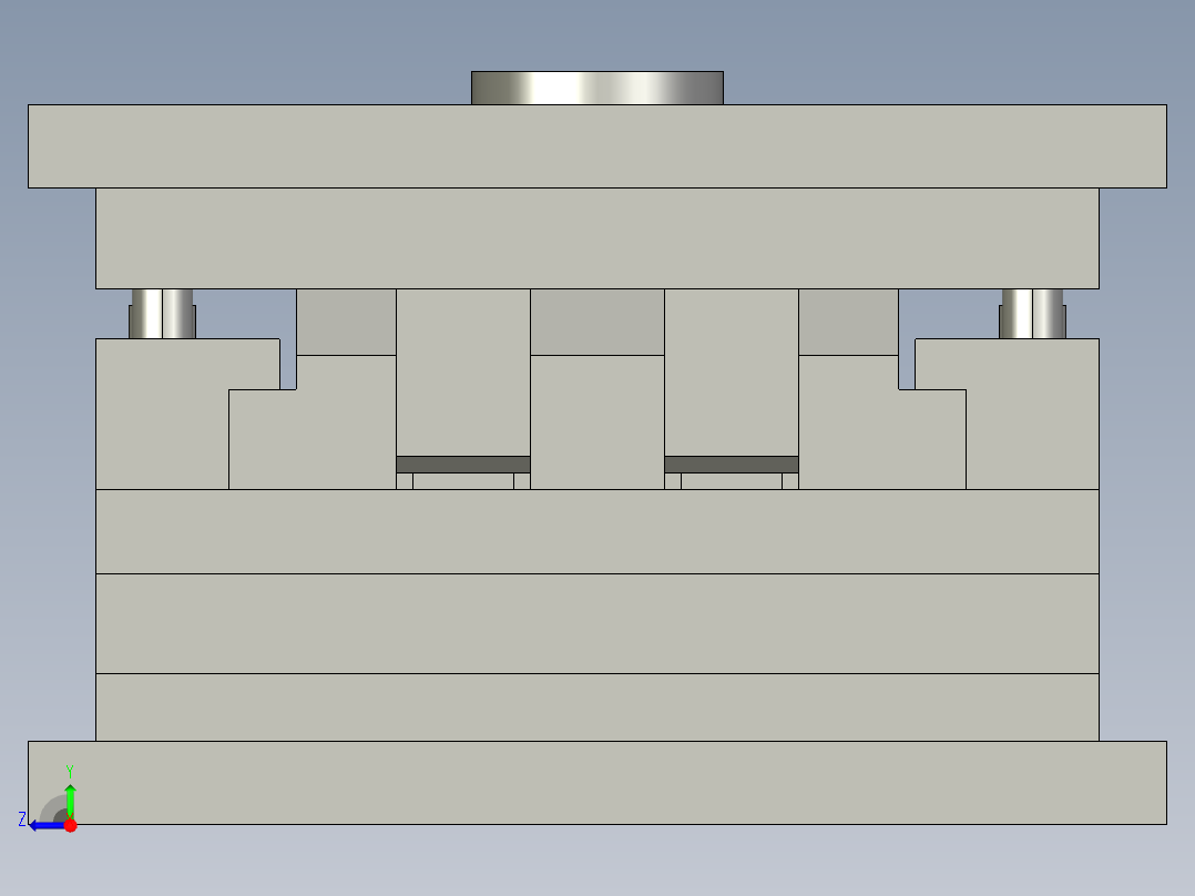 外螺纹接头右视图