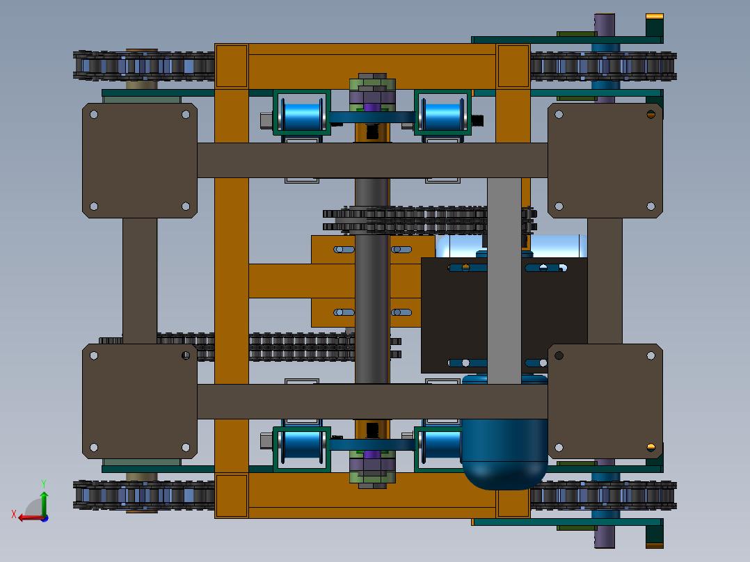 B2_凸轮式顶升移栽机（）后视图