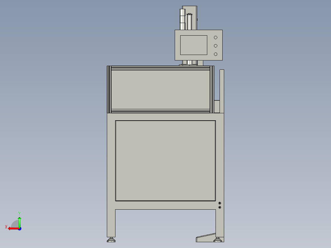 3代整形机后视图