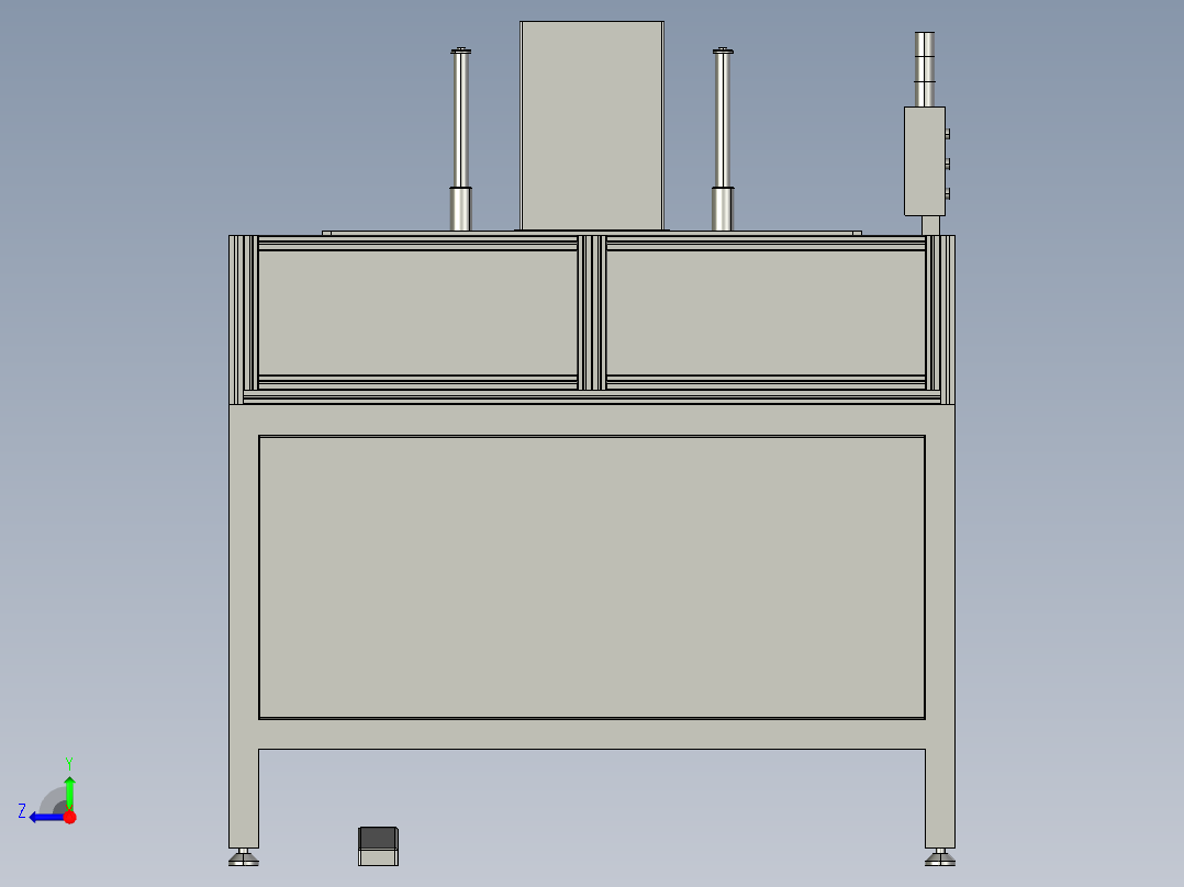 3代整形机右视图