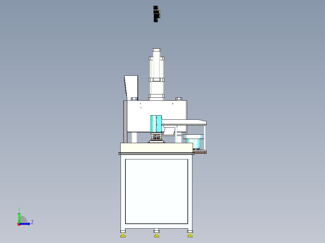 B4_双工位铆接机左视图