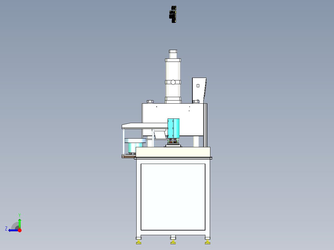 B4_双工位铆接机右视图