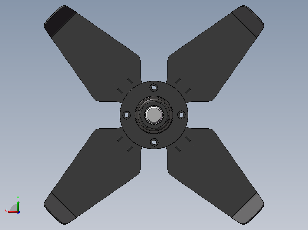 折叠型绕线机架设计卡扣滑架 三维模型后视图