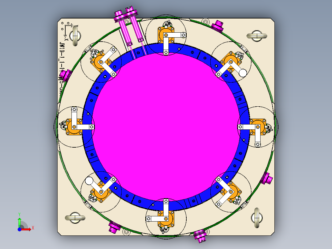 SHY-jW19-1_1-治具装备图前视图