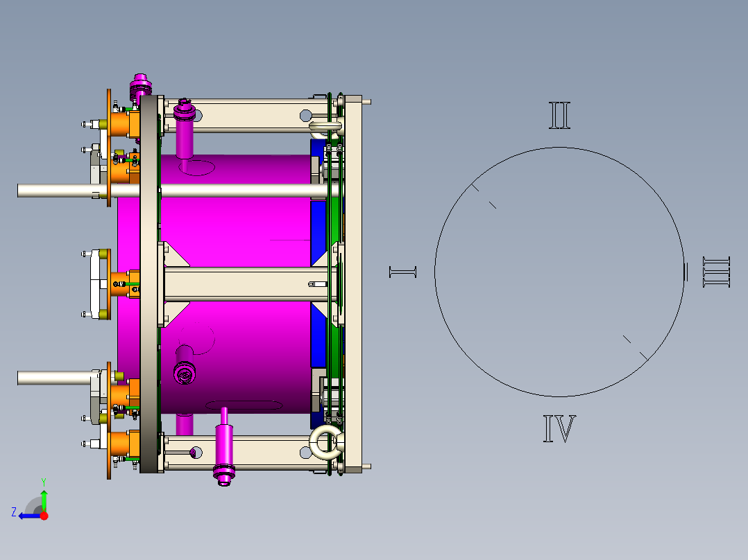 SHY-jW19-1_1-治具装备图右视图