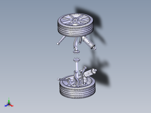 雅阁多连杆后悬架系统的设计含三维+二维CAD+说明书设计资料