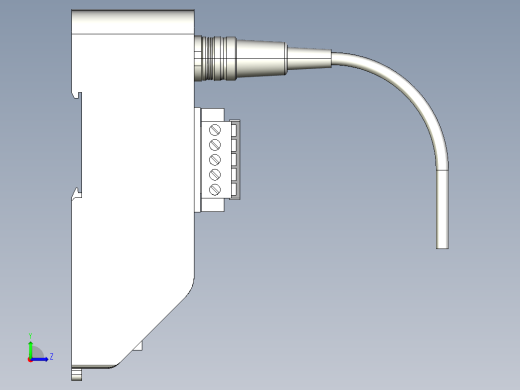 基恩士N-R4_kc图纸模型左视缩略图