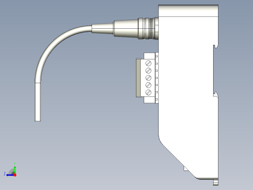 基恩士N-R4_kc图纸模型右视缩略图