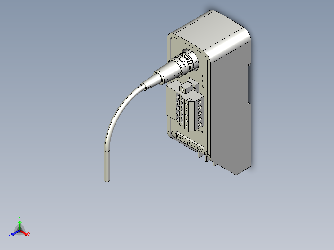 基恩士N-R4_kc图纸模型正等轴测图