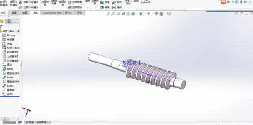 蜗轮蜗杆模型缩略图