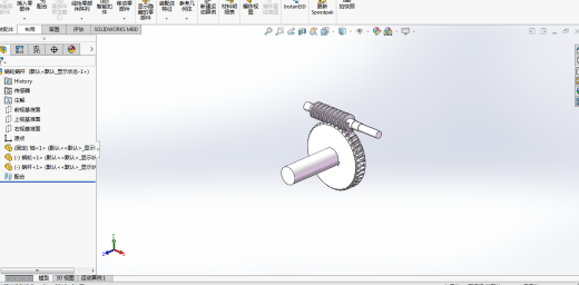 蜗轮蜗杆模型缩略图