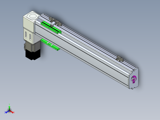 同步带滑台-半封闭B10-L90-S400-L-P40-D3