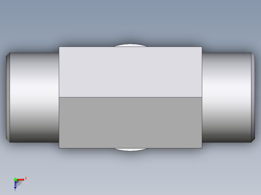 卡套式工业通用硬管接头EO_Adjustable_locknut_branch_tee_TEE16SMOMDCF俯视缩略图