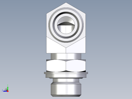卡套式工业通用硬管接头EO_Adjustable_Locknut_elbow_WEE16SROMDCF右视缩略图