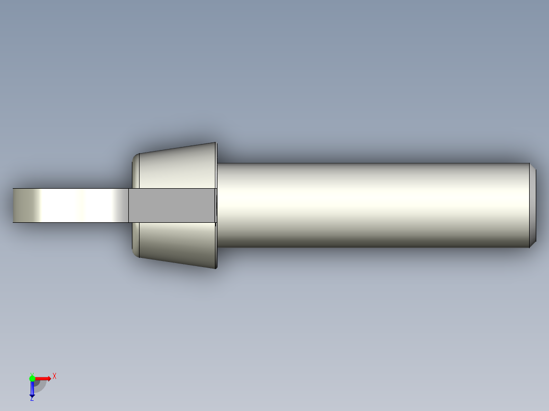 带耳螺钉-DIN_316_Wing_screws_16x2x60-54-24_73_6.4_38.4_16.stp俯视图