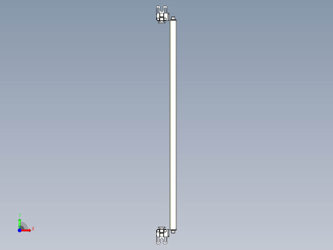 基恩士SL-JB55_back-mount_kc图纸模型前视图