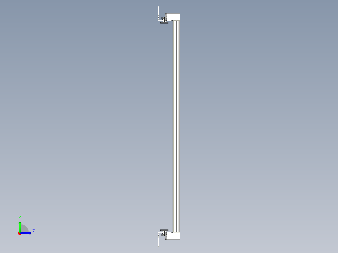 基恩士SL-JB55_back-mount_kc图纸模型左视图