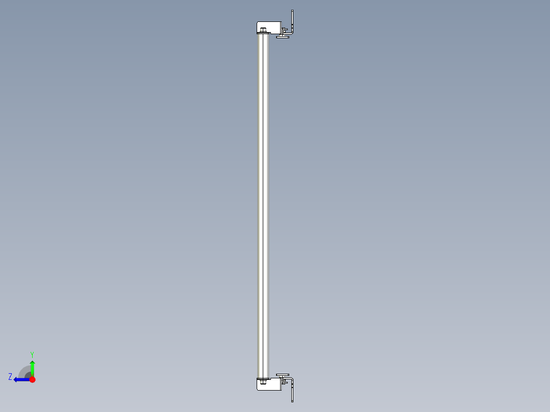 基恩士SL-JB55_back-mount_kc图纸模型右视图