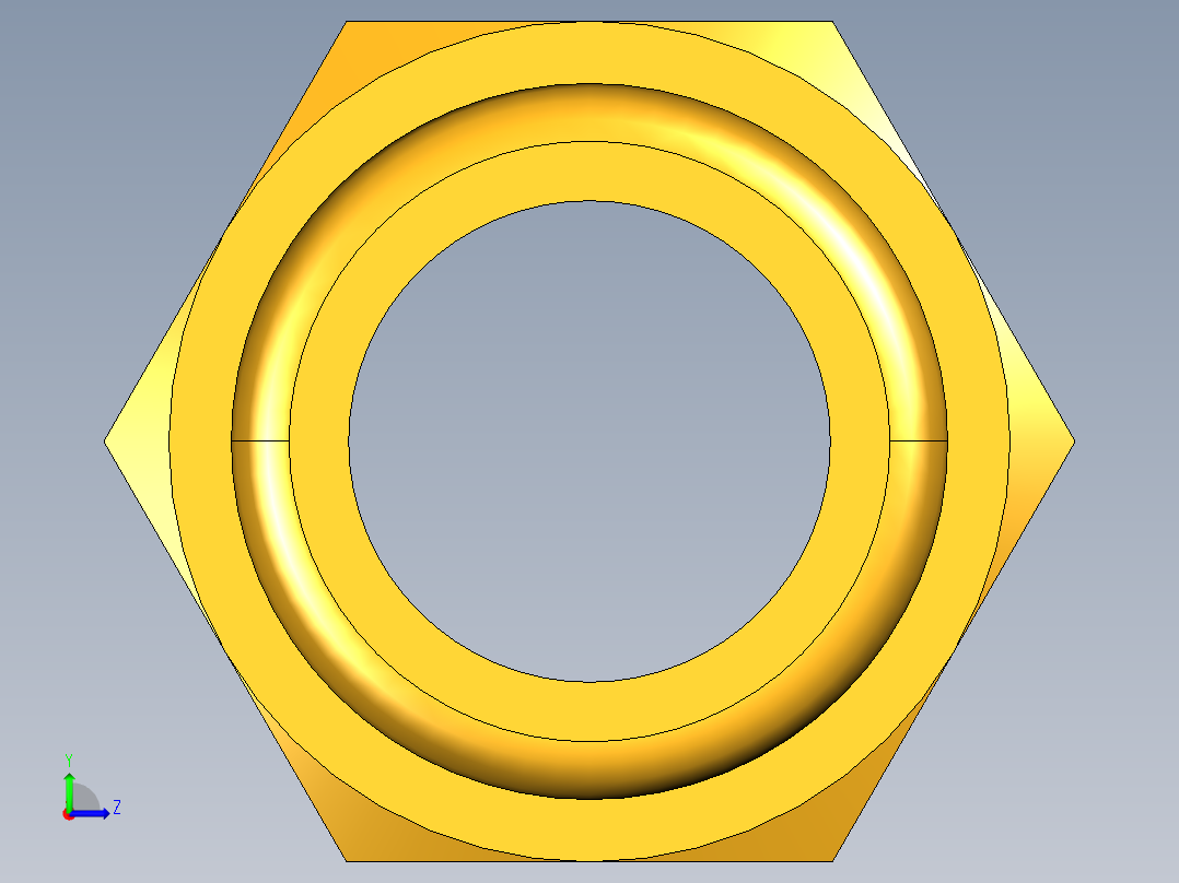 倒齿式工业管接头Beaded Hose Barb to male pipe 68HB-10-8左视图