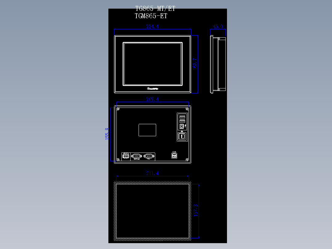 人机界面TG(M)865