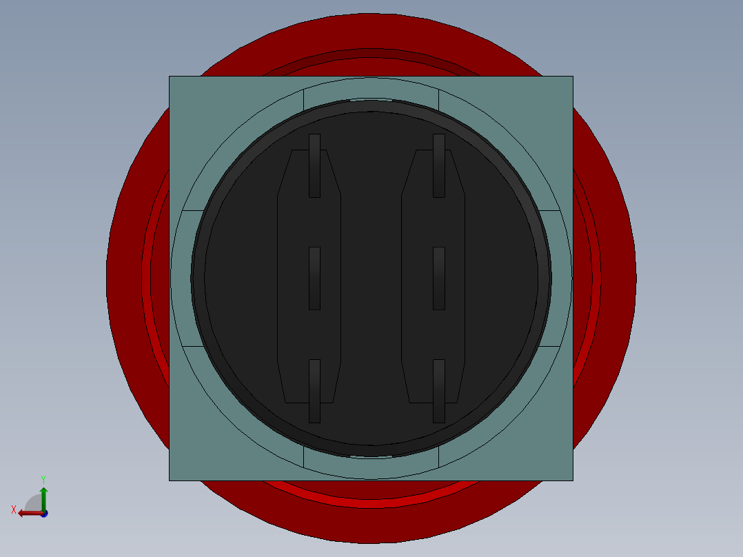 紧急制动按钮后视图