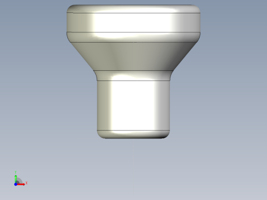 KK把手(不銹鋼)-3D多系列多零件图纸模型前视缩略图
