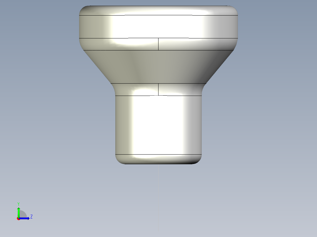 KK把手(不銹鋼)-3D多系列多零件图纸模型左视图