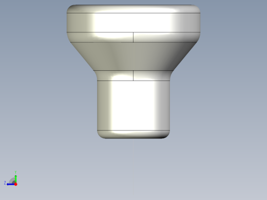 KK把手(不銹鋼)-3D多系列多零件图纸模型右视缩略图