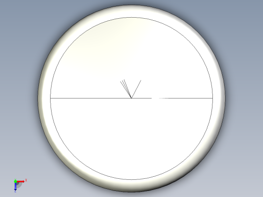KK把手(不銹鋼)-3D多系列多零件图纸模型俯视缩略图