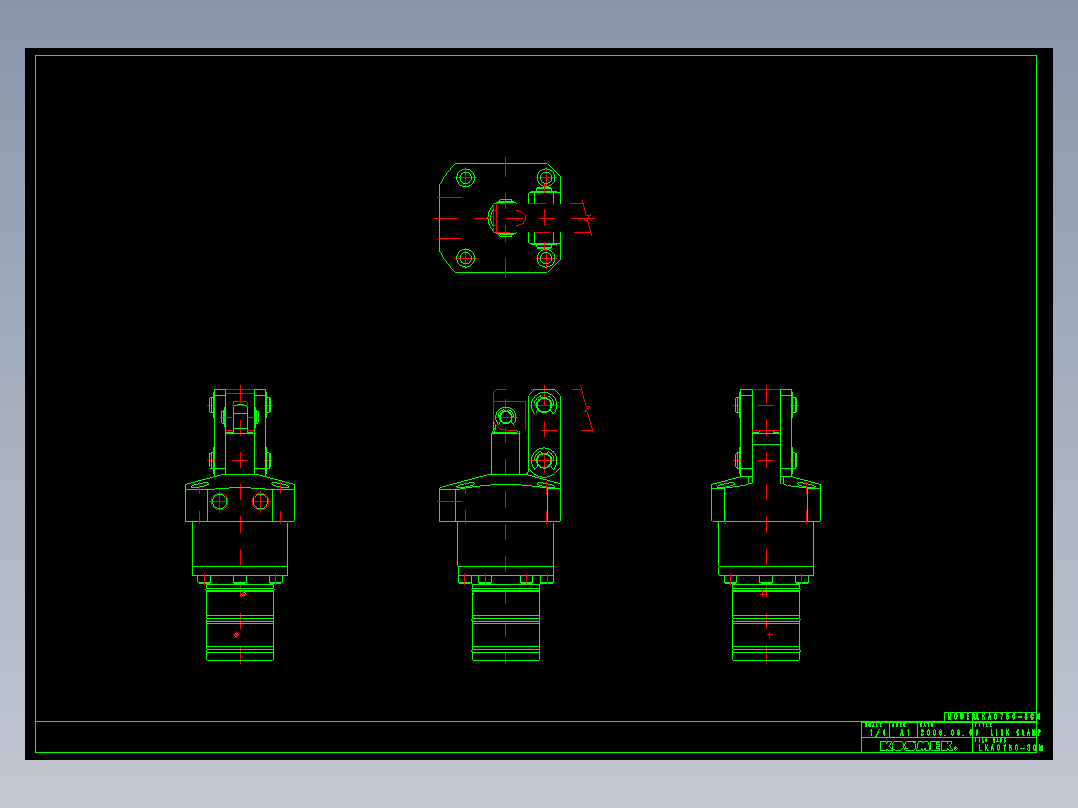 KOSMEKLKA0750-SCM_rev1多系列多零件图纸模型