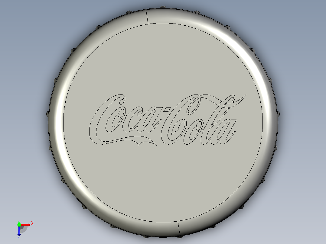 瓶盖、盖子(43)俯视图