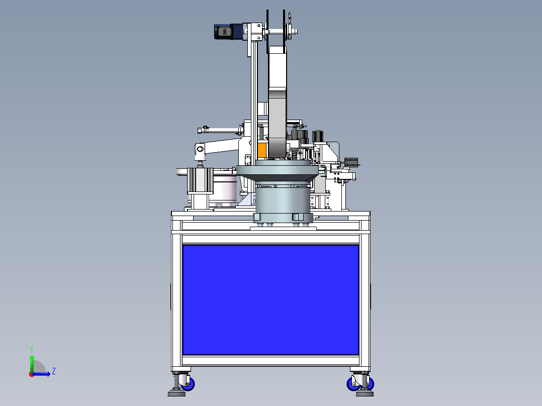 集冲模、装配和检测于一体的装配机sw19可编辑左视图