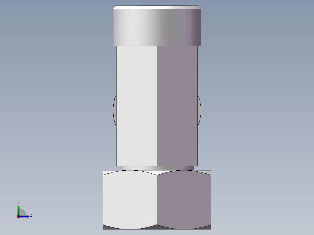 CC+CD 三通组合接头、CC-26左视图