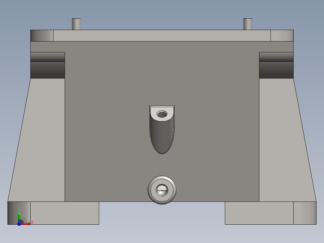 变速箱总成前视图